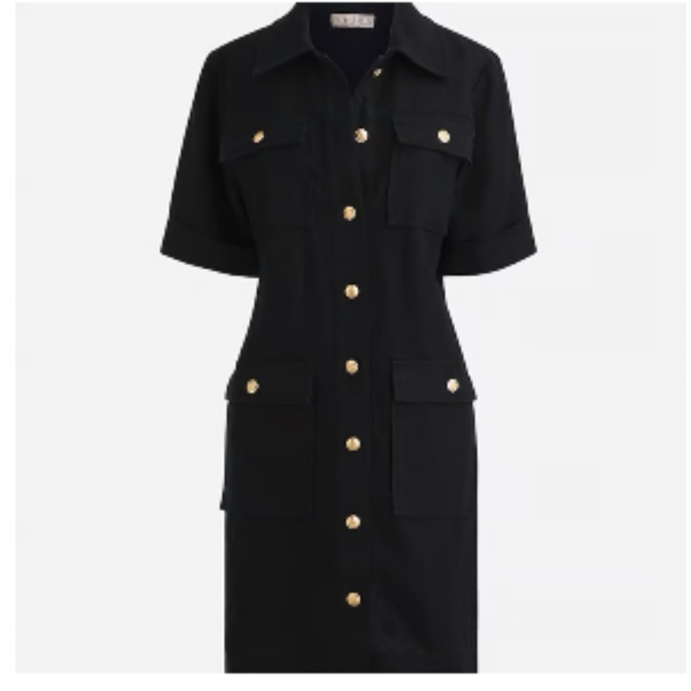 J Crew Gamine linen shirt dress
